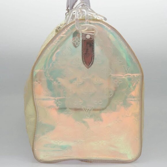 LOUIS VUITTON Monogram Prism Keepall Bandouliere 50 Bag M53271 LV Auth JB033A - Picture 6 of 16